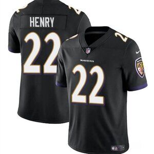 Mens Youths Womens 22 Derrick Henry Black Stitched Vapor Jersey